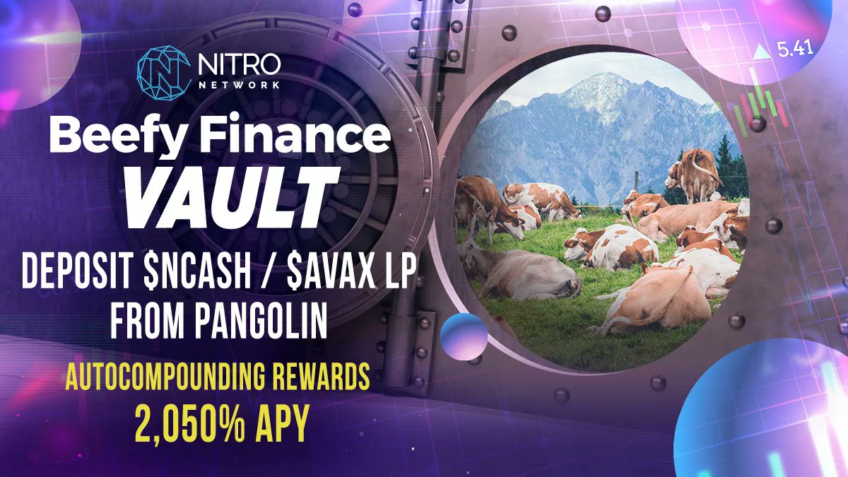 Nitro_HQ's tweet photo. The "steaks" are HIGH with @beefyfinance Vaults! 🥩

Start AUTO-COMPOUNDING to earn up to 2050% APY 🤑

🍽 DIG IN here: https://t.co/nB58n3SZCr https://t.co/MymtW3iVdm
