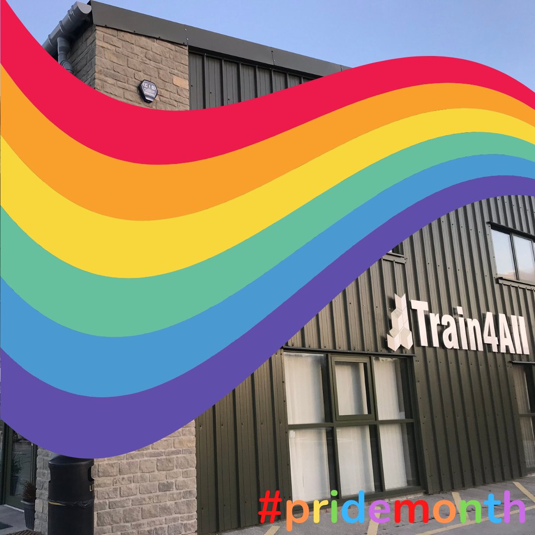 Train4All's tweet photo. P R I D E  M O N T H 🌈

We are wishing a happy #PrideMonth to our staff, students &amp; all our supporters. We are flying the flag for you today &amp; always - we believe everyone should feel valued &amp; accepted in the workplace.

Love makes the world go round, after all. ❤️🧡💛💚💙💜 https://t.co/EV6saIgi7d