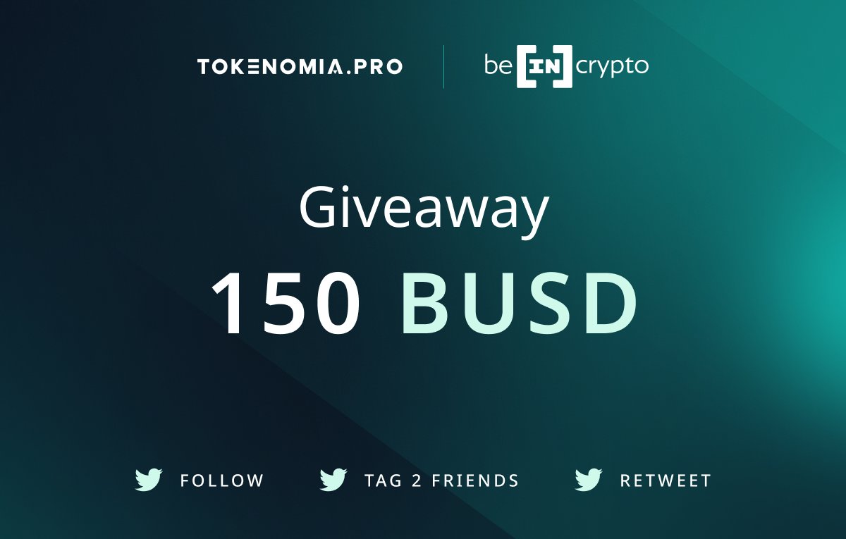 BeInCrypto_PL's tweet photo. 150 #BUSD W 3 DNI! 🤑

🔥$tpro 3web makers #giveaway 

By wygrać:
1⃣Obserwuj (follow): @tokenomiapro &amp; @BeInCrypto_PL 
2⃣Podaj dalej ten tweet (retweet)
3⃣Otaguj @ 2 osoby w komentarzu pod tweetem 

🔚Koniec: 10 czerwca

🏆2 zwyciezców: 100 i 50 BUSD 

#Bitcoin #cryptogiveaway https://t.co/1x8InvrtZC