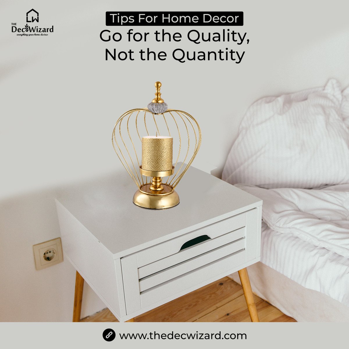decwizard's tweet photo. Many people choose quantity over quality to stuff their space with several decorative pieces. Remember, your home is not a showroom where every corner needs some decoration items.
Which do you choose between quantity or quality? 

#interiordesign #homedecoration #livingroom https://t.co/2XnS2ir4S5