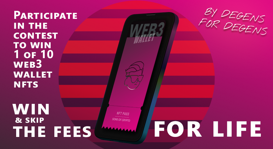 sonsofcryptolab's tweet photo. Thank you @wearecultdao for your support, which kickstarted the development of our #Web3Wallet

As a token of appreciation, we want to share with you our current 10 NFT giveaway https://t.co/zNH7nER3CF 

Participate to win a lifetime pass on fees within the #web3 wallet

✊🏼 $cult https://t.co/CtUQq2Qs6h