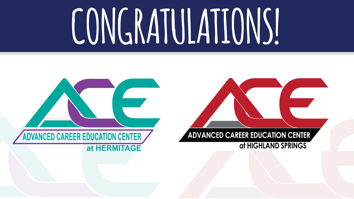 HenricoSchools's tweet photo. Congratulations to the Advanced Career Education Centers at Hermitage and Highland Springs Class of 2022! Tune in at 7 p.m. and watch the livestream at https://t.co/Muuu0cKd2U. #HCPSClassof22 https://t.co/lHidWYlcoV