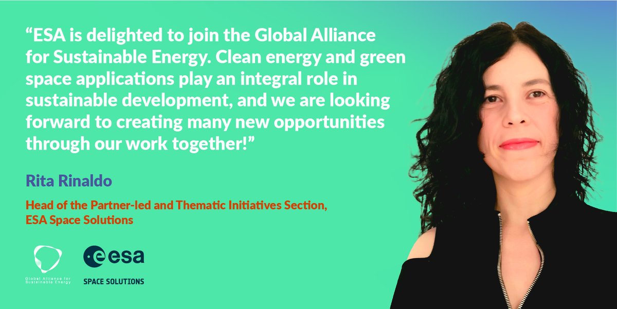 The European Space Agency is a new member of the Global Alliance for Sustainable Energy. Welcome on board <a href="/Space4Europe/">ESA Space Solutions</a>. 
Find out more about ESA here: sustainable-energy.eco/partner/46/esa
#sustainable #energy