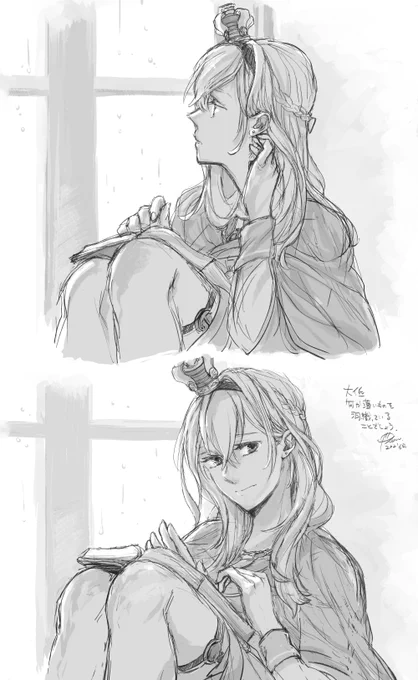 去年の今頃描いたもの。
振り返ると2020は全然描いてないな、当時は色々と全く余裕がありませんでした。想っていても、描けない時はあるし。
自分のペースで向き合うのが一番です。私の推しは待ってくれる。 