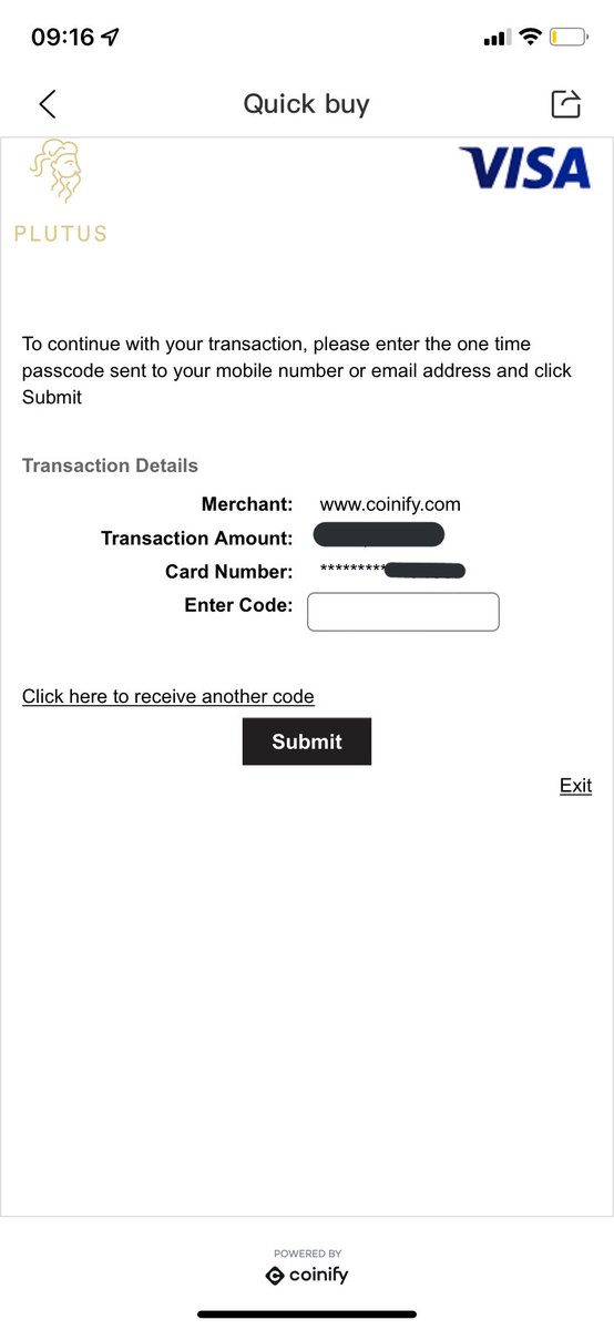 CryptoLead (@sircryptolead) on Twitter photo Hey <a href="/AskPlutus/">Plutus Customer Support</a>
I can’t complete online transactions with my plutus card. It takes me to the OTP page, but I don’t receive any OTP via SMS nor email even when I “click to receive another code”. Please help. Hey <a href="/AskPlutus/">Plutus Customer Support</a>
I can’t complete online transactions with my plutus card. It takes me to the OTP page, but I don’t receive any OTP via SMS nor email even when I “click to receive another code”. Please help.