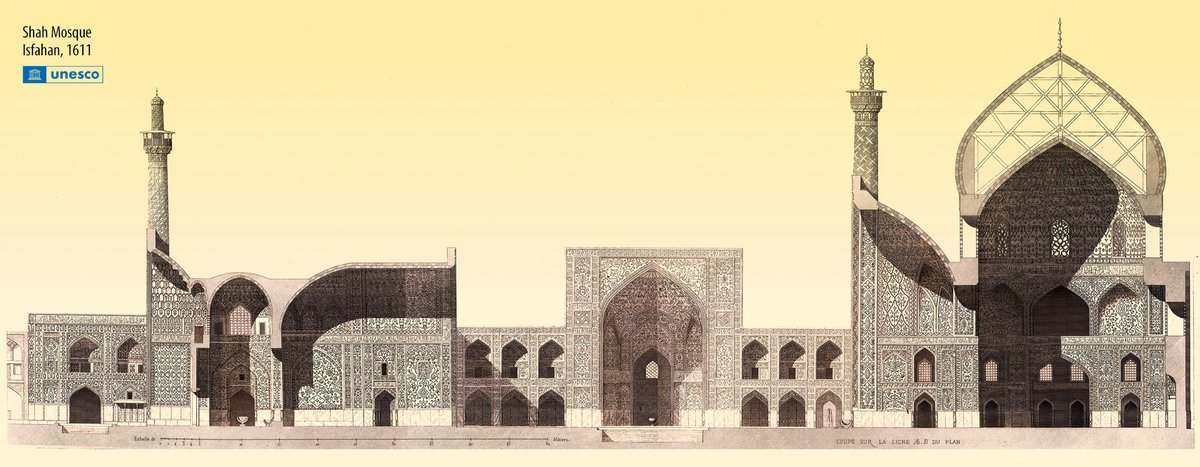 geumat3's tweet photo. Shah Mosque
The Shah Mosque is a mosque located in Isfahan, Iran. It was built during the Safavid dynasty under the order of Shah Abbas I of Persia in 1611.
The Shah Mosque is registered as a UNESCO World Heritage Site.
#ShahMosque #shah #Isfahan #Persia #UNESCO #Safavid https://t.co/GKtXF2JFwd