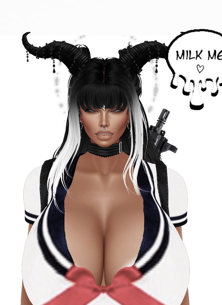 NotHalogen's tweet image. I actually smile for once #imvu #imvuhot #futa