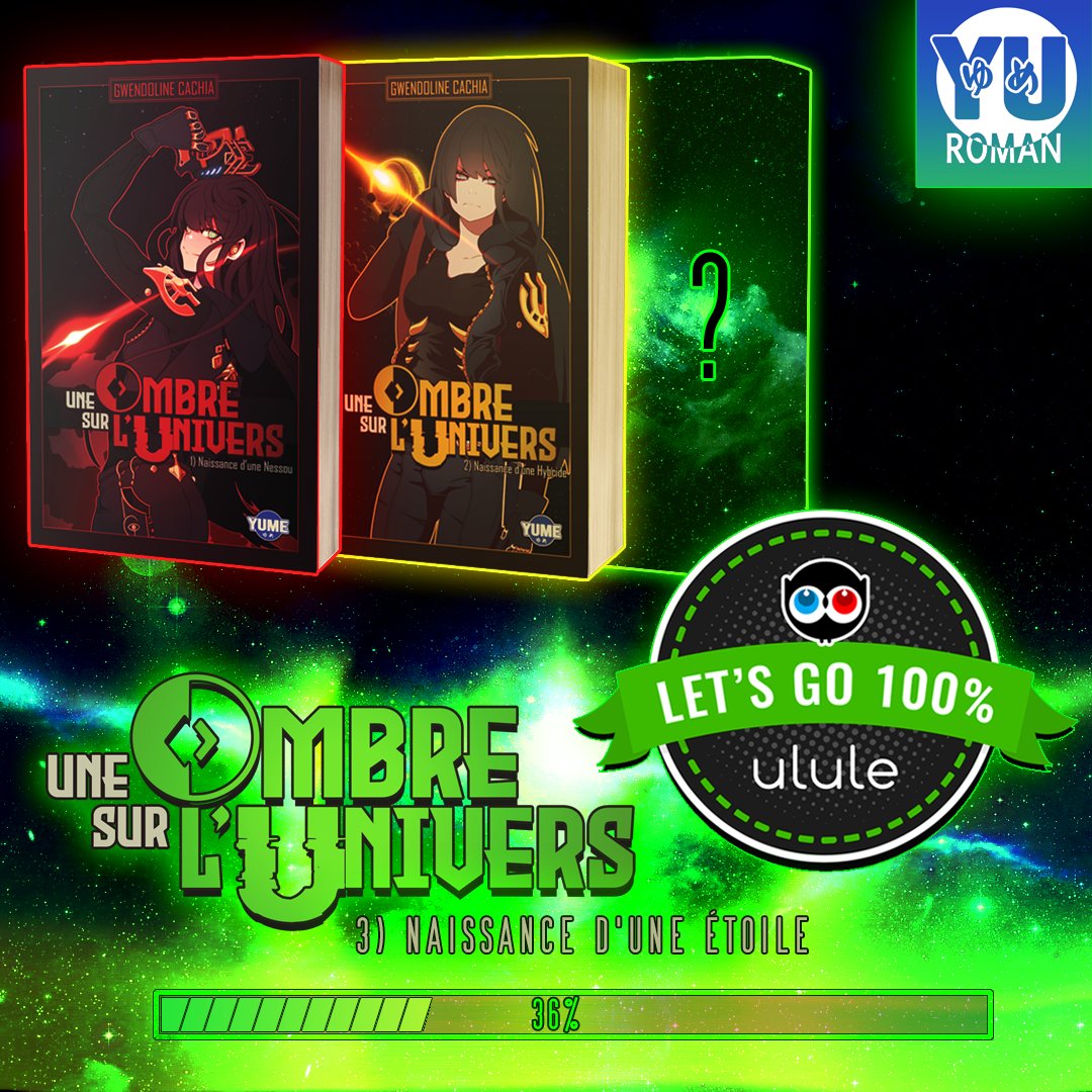 YumeEdition's tweet photo. J+ 6 de notre #crowdfunding https://t.co/7jidYmoMZl, nous sommes sélectionnés par le pitch pitch d'#ulule. 
---
#sfff #auteure #lecture #sciencefiction #lecture  #livre  #lecturedumoment #association #gwendolinecachia #uneombresurlunivers https://t.co/DwyleAbOw9