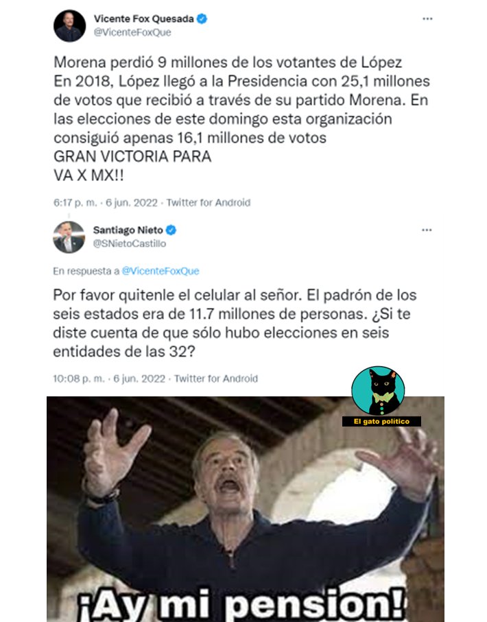 elgatopolitico_'s tweet photo. #YaSiénteseViejoLesbiano  🤣🤣
#Fox #SantiagoNieto https://t.co/MItj7ta9bi