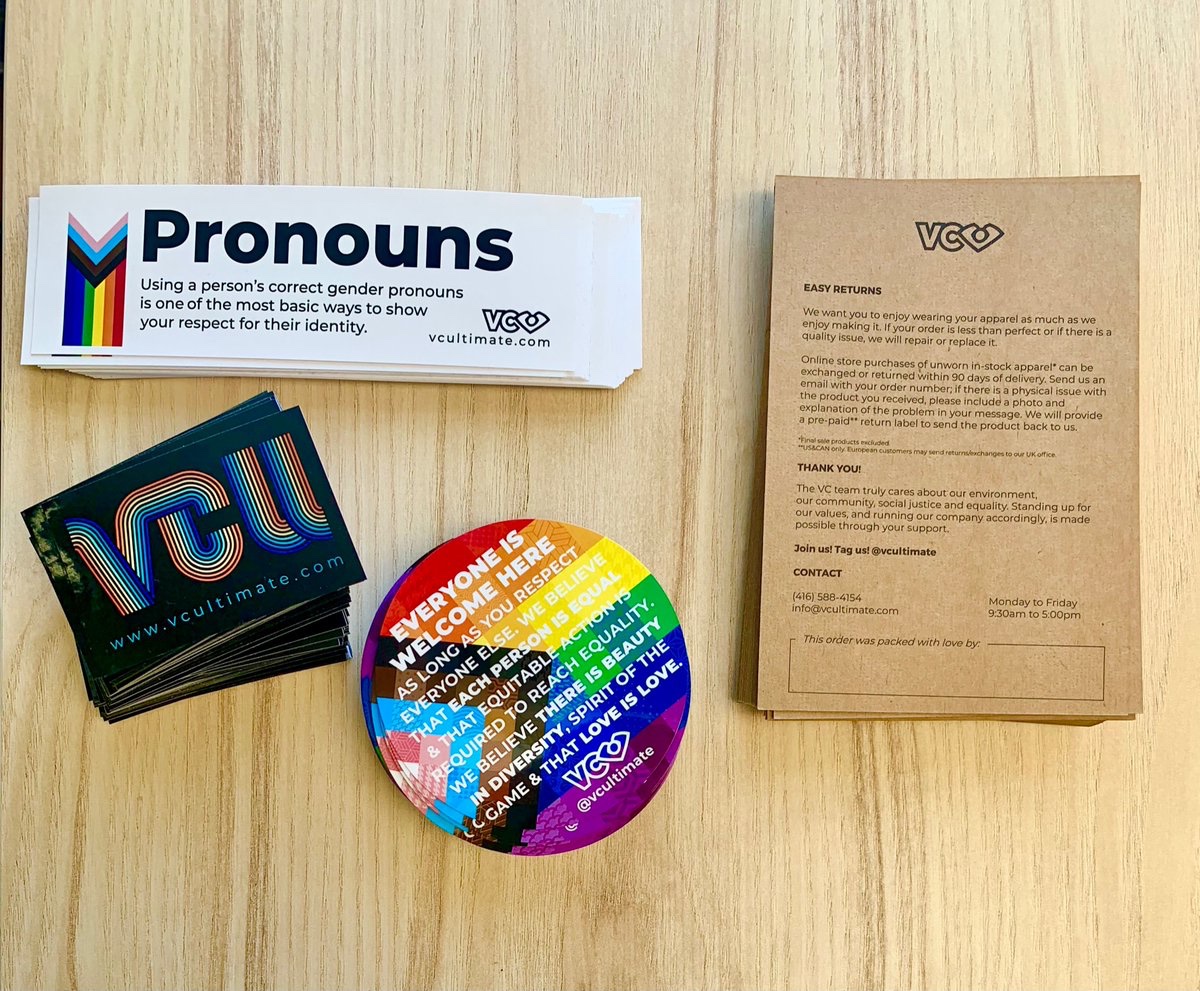vcultimate's tweet photo. Putting some #Pride stickers in your packages 🌈❤️
#vcultimate #everyoneiswelcomehere https://t.co/RfxM5ECmyN