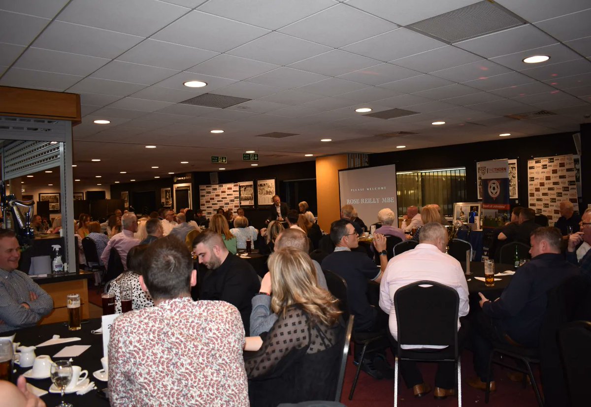 ThornAthleticFC's tweet photo. DEVELOPMENT DINNER ||
Thanks to everyone who supported our recent event at St Mirren Park.
More than £3k was raised and the full story is here.
https://t.co/zHnwm848c6
More pictures will follow 💜
@ChitChatJed @BabakoochiBear @ThornYFC2006 @2006Blues @Thorn07s https://t.co/bosg34tqou