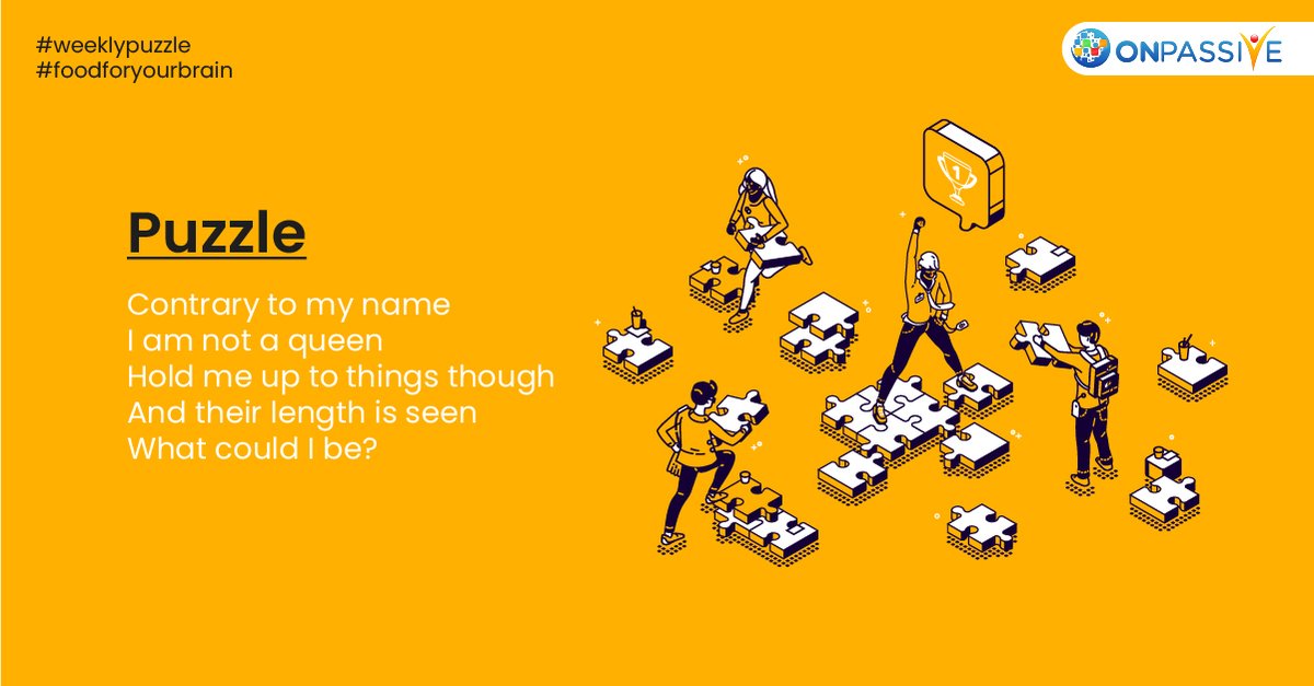 ONPASSIVE's tweet photo. Tickle your brain to find the answer to this puzzle and share your answers in the comments.
#weeklypuzzle #foodforyourbrain #puzzle https://t.co/1GbTih659P
