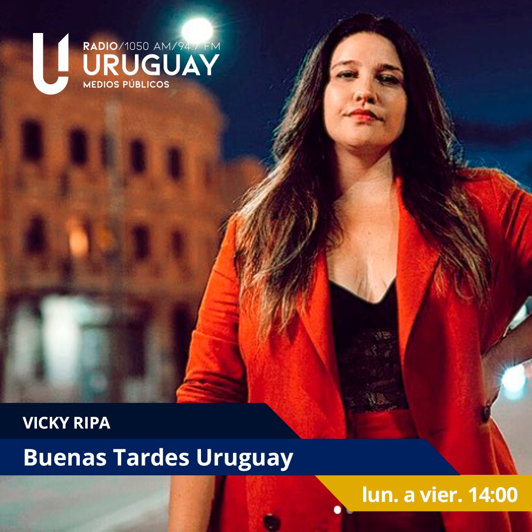 Esta tarde en #BuenasTardesUruguay 👉 <a href="/dasilvaactriz/">Adriana Da Silva</a>  y <a href="/leolorenz0/">Leonardo Lorenzo</a> reciben a <a href="/vickyripa_/">Victoria Ripa</a>  para hablar sobre la ley de talles.

📻 1050 AM, 94.7 FM
📲💻 mediospublicos.uy/radio-uruguay-…
#RadioUruguay