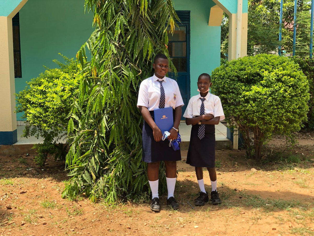 Meet 12- year-old Naomi and her friend Lavina at Juba Diocese Secondary School. 'It feels good to be back at school because school is like a second home to me. Our teachers are always available to guide us at school.' says Naomi. #teachers #students #EducationCanNotWait #SSOT