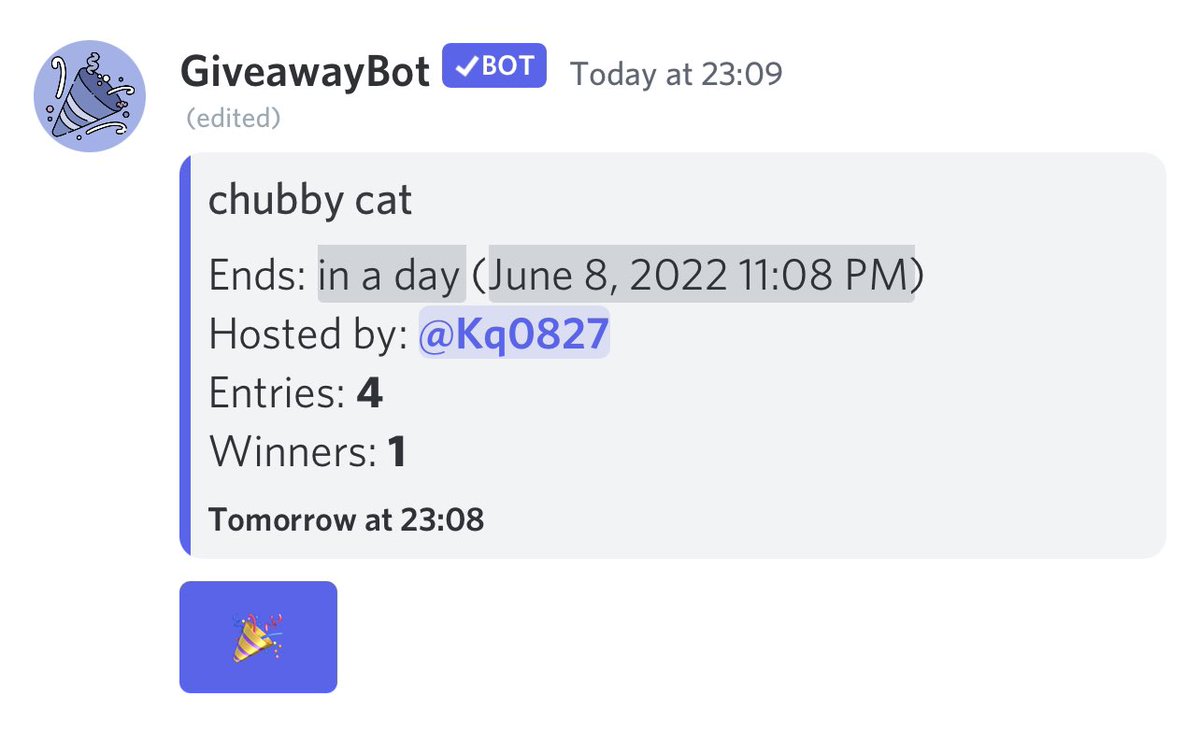 One of our amazing community leaders <a href="/kq0827/">KQ</a> has started a giveaway for our little Chubby Cat community. LFG!