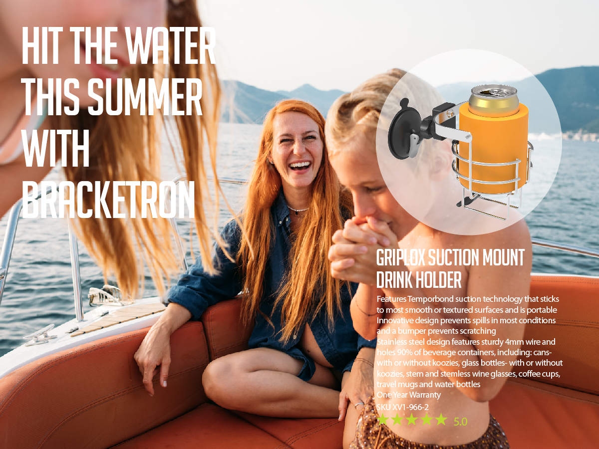 Bracketron's tweet photo. Hit the water this summer with Bracketron!

For all your boat accessory needs, choose Bracketron to keep your drink, phone, or other small accessories secure and dry!

https://t.co/diQsHIcVRl https://t.co/uwJOnSTk1Y