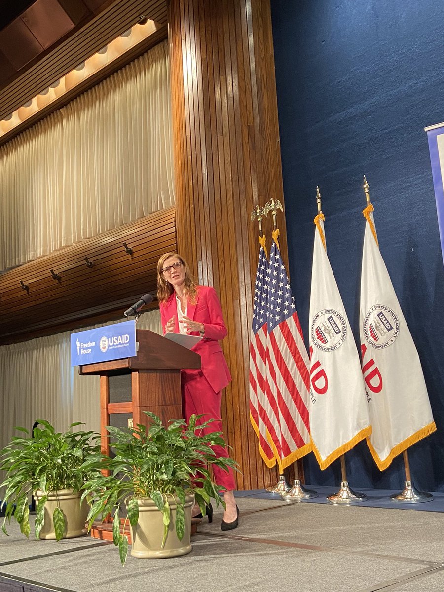“Freedom House is the democratic world’s lighthouse … a beacon to those who want to draw others to the shores of liberty.” —
<a href="/USAID/">USAID</a> Administrator <a href="/PowerUSAID/">Samantha Power</a>