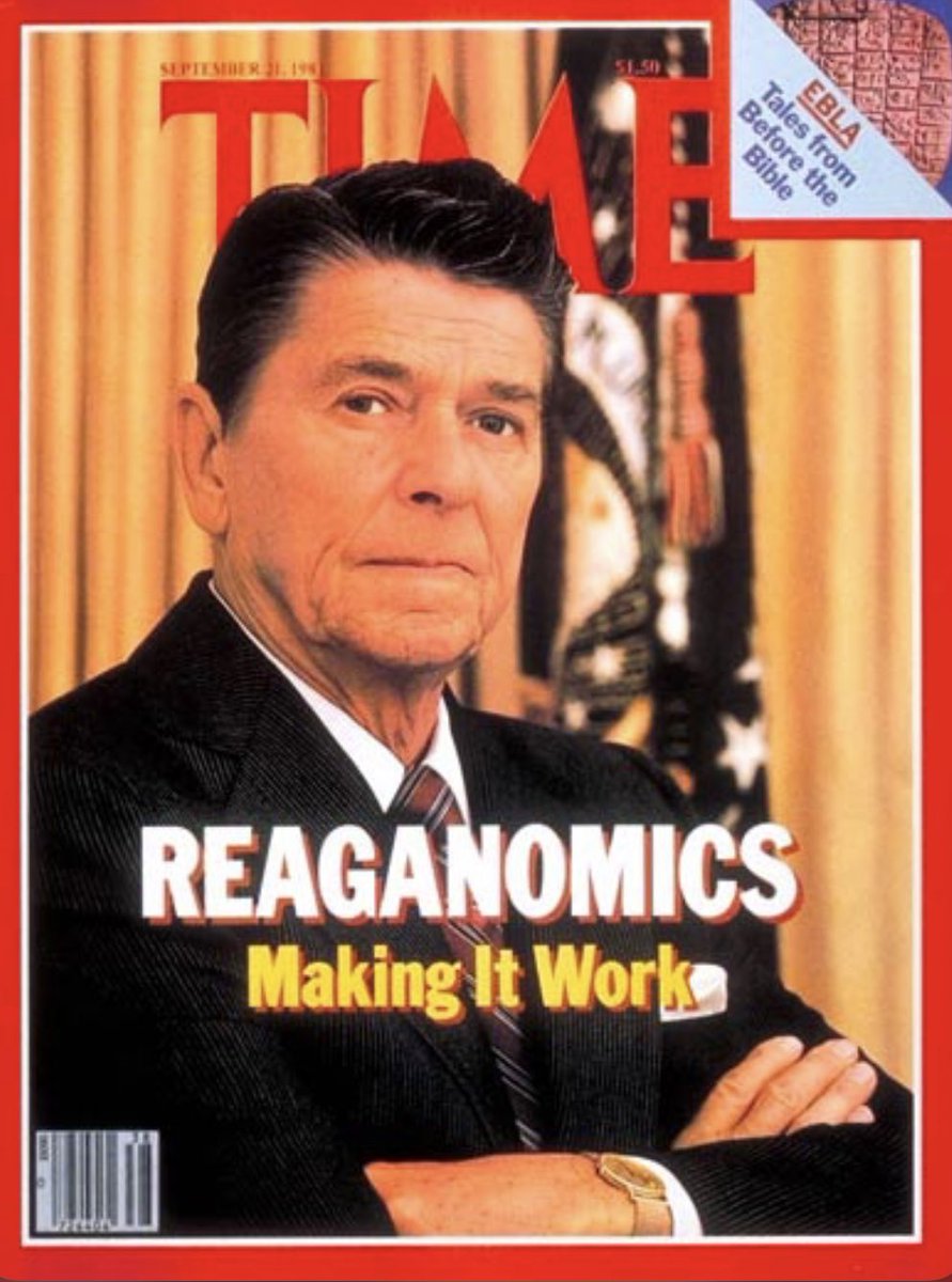 OfficalReagan6's tweet photo. Reaganomics featured in TIME Magazine! Hello tax reduction 🥱🤩 https://t.co/rQonzjUlQy