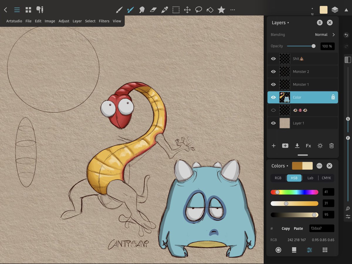 Cantisani2's tweet photo. Buenos días twitter scene!
Unos garabatos de anoche sin terminar, nomás porque sí.
#ArtStudioPro #iPadPro #Cantisani https://t.co/sTgL7LCfIu