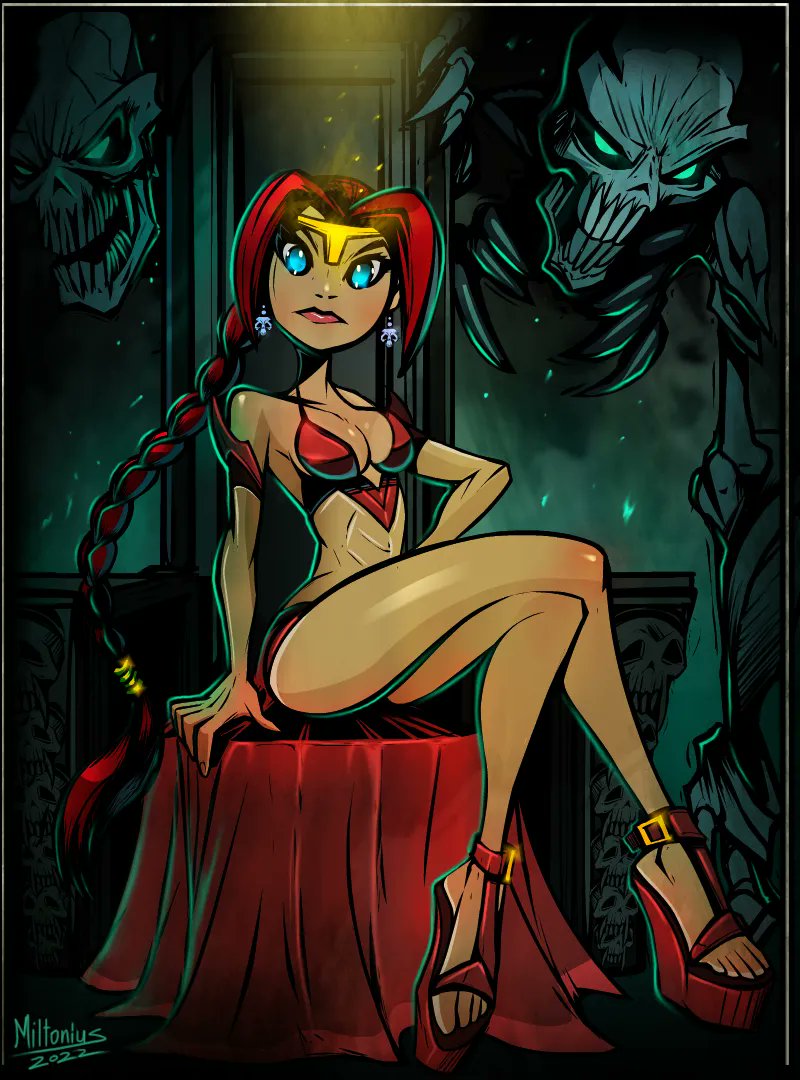 MiltoniusArts's tweet photo. Princess Gravelyn Leia - 
Seems strange I drew the original Gravelyn around 16 years ago!  I like to seeing all the interpretation of her design through the years. This Princess Leia inspired one I liked a lot so it was fun to redraw her!

#AQW #Gravelyn #princess https://t.co/C5AIUoVsfZ