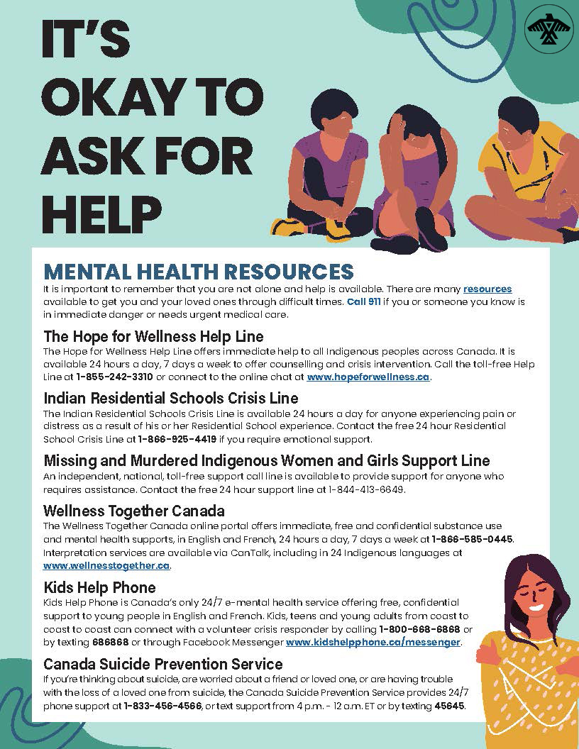 It's okay to ask for help.

Help us help others by sharing this list of helpful mental health resources. 

#MentalHealthMatters #EndTheStigma