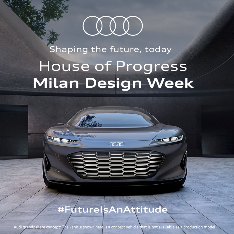 AudiOfficial's tweet photo. Designed for progress. At the House of Progress in Milan, we’re sharing the potential of regenerative design on the planet, society, and our lives.

Explore more, https://t.co/ds9isRtcIg, discover more regenerative design at the House of Progress during Milan Design Week.