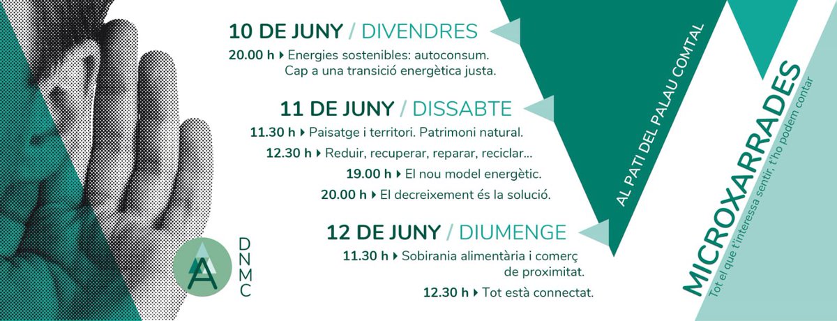 Fira #Dinàmica, 10, 11 i 12 de juny. 

Ací vos deixem la programació de les microxarrases…

Súper interessants…

#AlbalatdelsSorells
#sostenibilitat
#MediAmbient