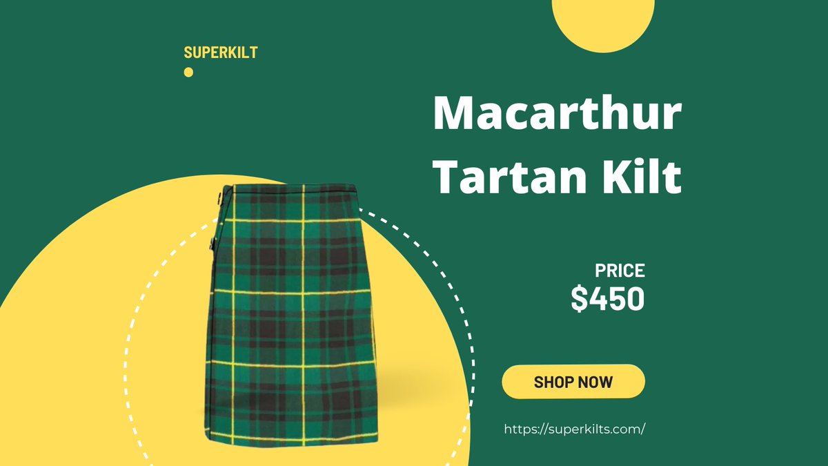KiltsSuper's tweet photo. Macarthur Tartan Kilt by Superkilt

#hybridkilts #macarthurkilt #macarthurtartankilt #tartankilt #superkilt

Buy Now: https://t.co/YpAqrN6Wri https://t.co/8fnAOxDt3B