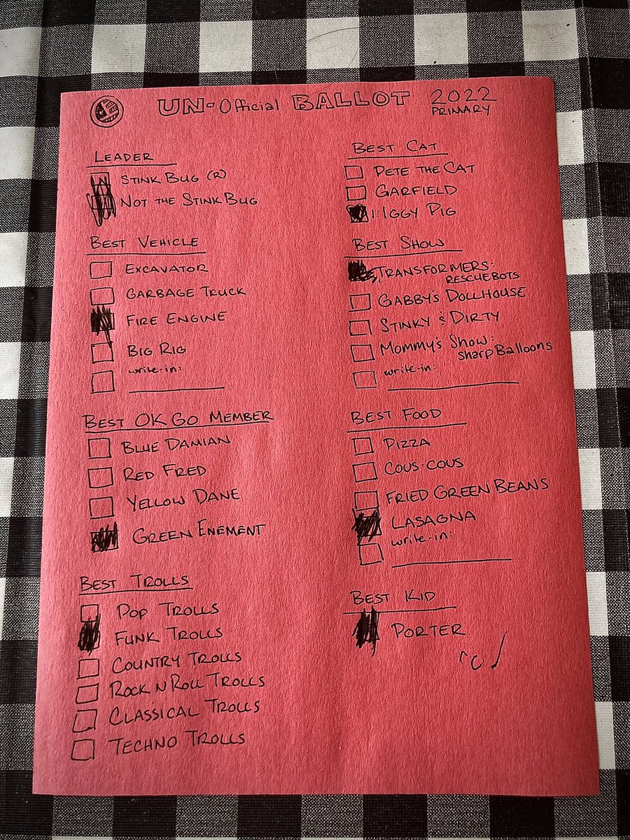 TheSharpDavid's tweet image. Porter filled out his ballot, and you should too. 
#Vote 🇺🇸🗳👍🏻