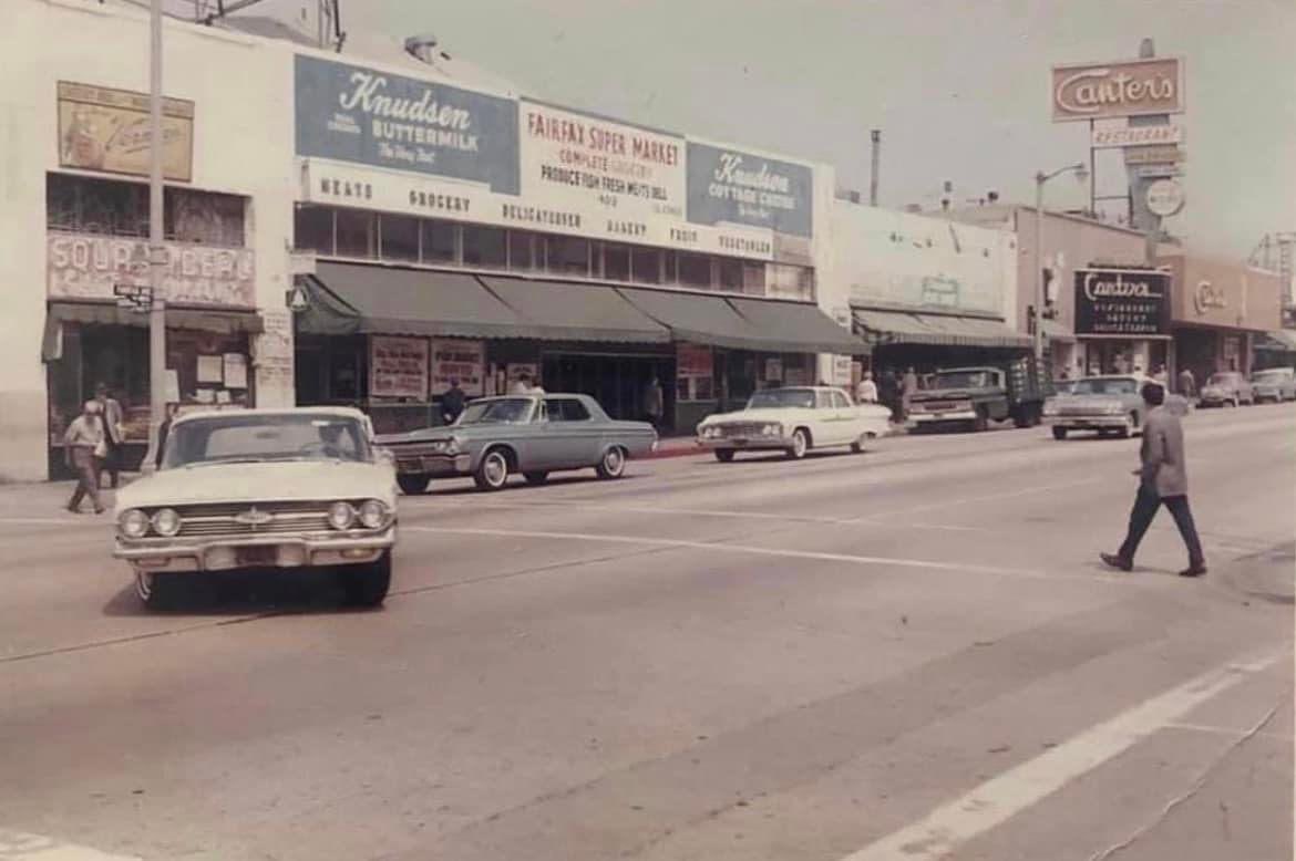 A pic of @cantersdeli in 1965 before they had their parking lot. Photo: Marc Canter