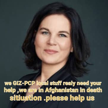 AfgCardiologist's tweet photo. Dear @ABaerbock We the local staff of #GIZPCP pray and wish you a quick recovery (health).
so that we can share all our problems with you. We are facing many problems and we are your most under threat staff who have served your project for more than ten years. https://t.co/PYH4r75JdK