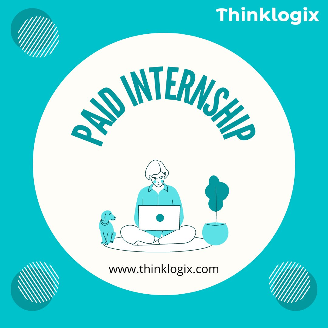 Think_Logix's tweet image. Learn, pass, and get a paid internship. Thinklogix offers high-quality, job-relevant training to students, corporates, faculty, and staff. Visit: thinklogix.com for more information. 

#datascience #dataanalytics #dataanalyst #business #internship #paid