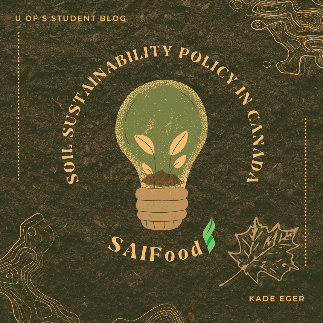 SAIFood_blog's tweet image. We are proud to celebrate Kade Eger&apos;s #USaskClassOf2022 convocation from the Agribusiness Diploma program with great distinctions. His post on the #CDN policy of soil sustainability has us excited to see him return this fall to the degree program! saifood.ca/soil-sustainab…