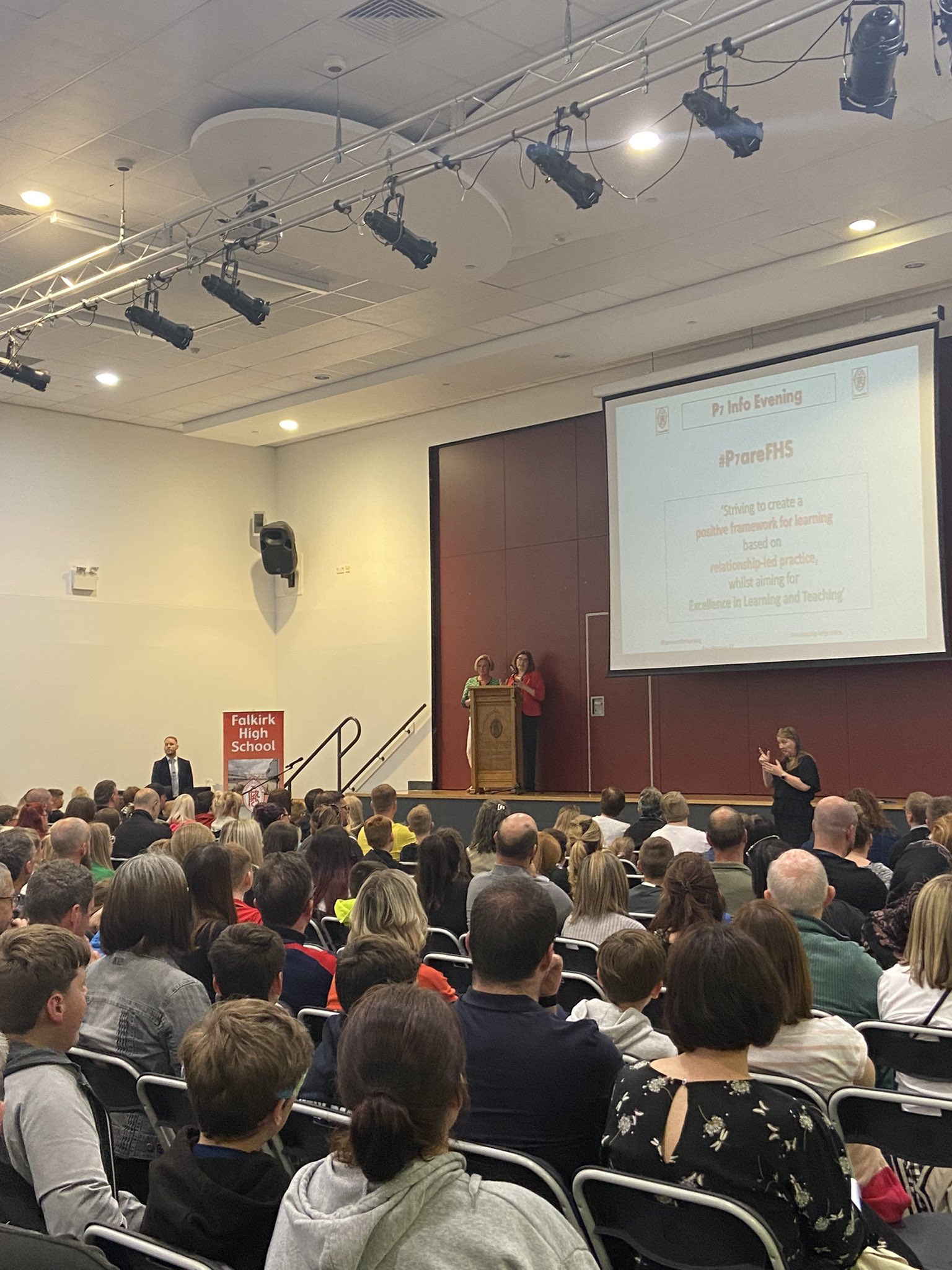 Falkirk High School on Twitter "Now hearing from the chairs of our