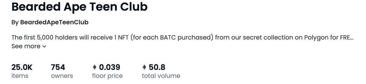 The Bearded Ape Teen Club tweet media