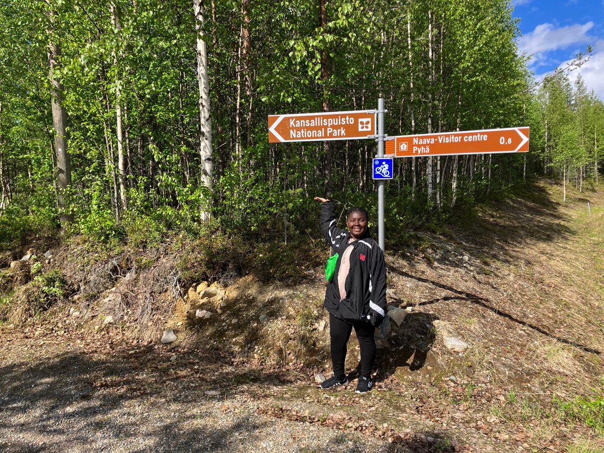 CEHS_global's tweet photo. Day 3 - after a night train sleep, explored Pyhä-Luosto National Park in the #arcticcircle
Learned about glacial landscape features and the history of the area.
Tried reindeer, and saw reindeer! (we're pretty sure they were different reindeer😬)
#cehsisglobal @unl_cehs
@unltlte https://t.co/fsatcl3wT5