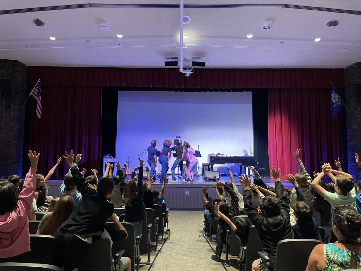 Congratulations to Mr. Baumer and the Guitar II students for a wonderful TWO DAYS of performances for our elementary schools!