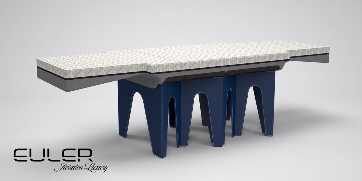 EulerProducts's tweet photo. The Generation-2 Diep Sleep System. Our improved bedframes are 20% lighter in weight and allow even more cabin air flow!
Available Club Seat, Conference, and Crew Rest configurations.
Our mattresses all come with a 5 year warranty. Made in USA 🇺🇸 #luxurytravel #luxuryaviation https://t.co/l49L4CMb66