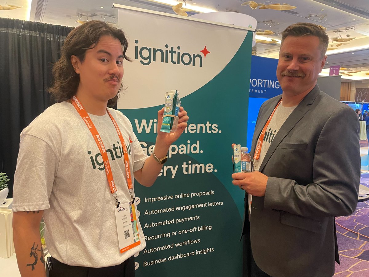 ignitionapp's tweet photo. 🇺🇸Are you at @AICPA #Engage22? Swing by booth #835 and say hello to the Ignition team! 

Come grab some swag and a snack while you're there! 🚀 https://t.co/6hOQY36m8a