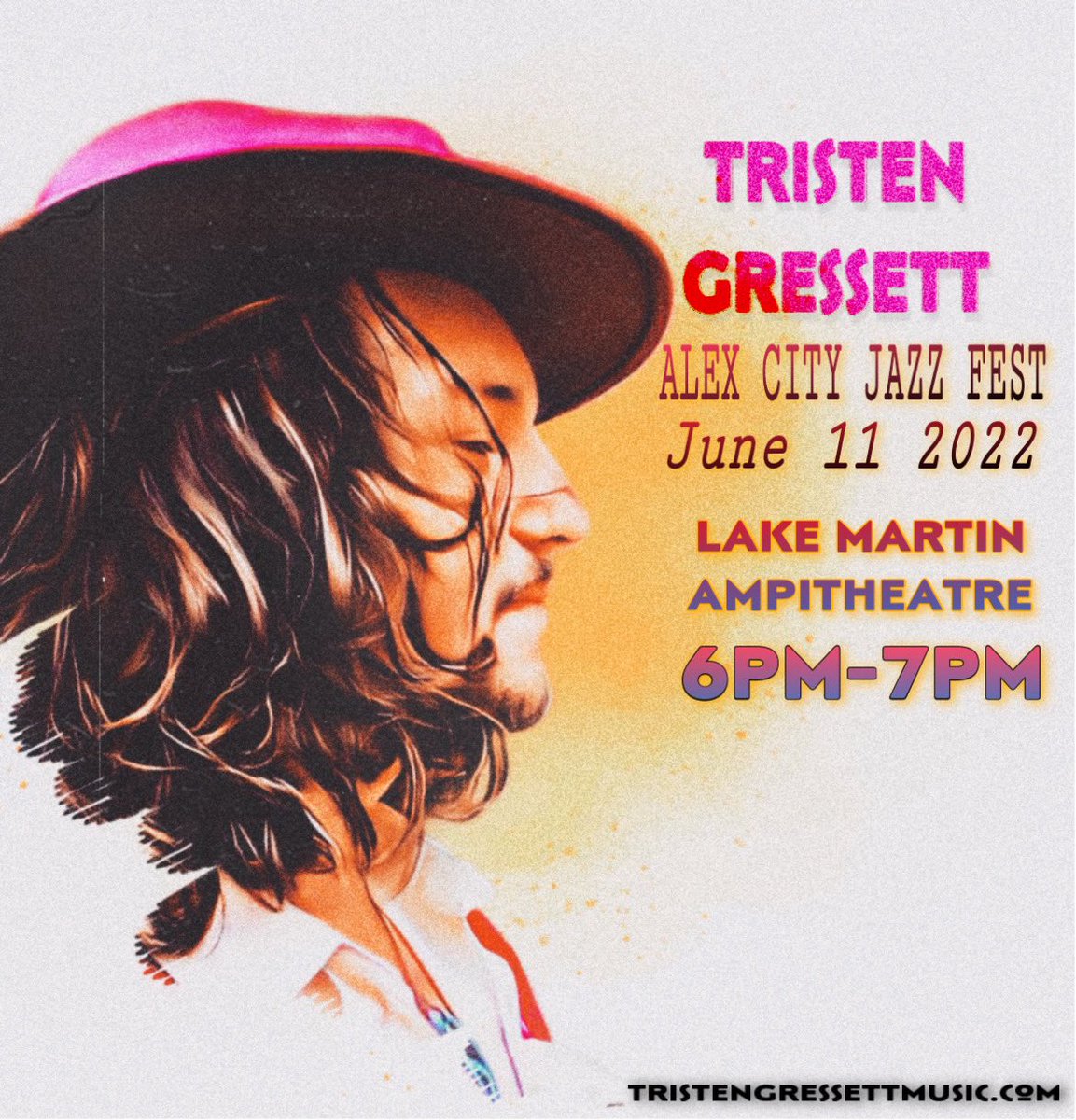 Alex City Jazz Fest Here I Come‼️This Saturday I’ll be at LAKE MARTIN AMPITHEATRE from 6pm-7pm⚡️⚡️⚡️ It’s gonna be AWESOME ✌️SEE YA THERE💥

////////////////////////////////////////////////
#rocknroll #guitar #soul #recordingartist #now #60s #70s #songwriter #tristengressett