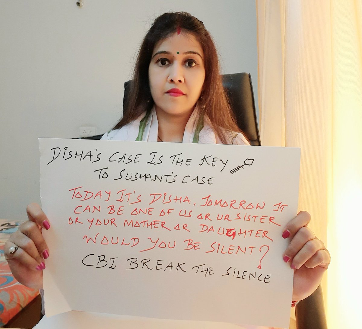 SushantMH4747's tweet photo. 2 Years to Disha Salian's brutal Rape n Murder 
Why is #CBI so silent on both Sushant and Disha??
They need to come up with concrete Conclusions as we all know Disha Is the Key to Sushant's Case
#Justice4DishaSalian
#JusticeForSushantSinghRajput 
Sushant A National Asset
@itsSSR https://t.co/4JwR5POqa2