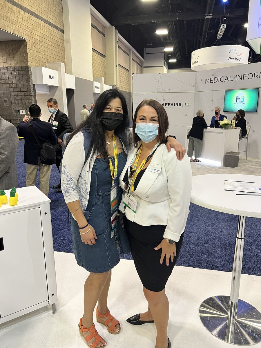 One of the best things about conferences is getting to see your favorite people in person! <a href="/sleepdoc5/">Seema Khosla, MD FCCP FAASM</a>  #SLEEP2022