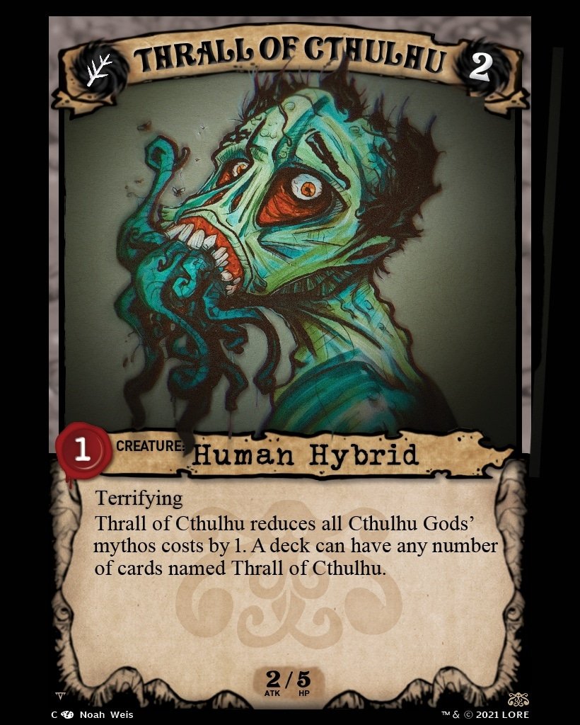 Eternal service to the great old one! #Cthulhu #Lovecraft #lore #TCG #mtg