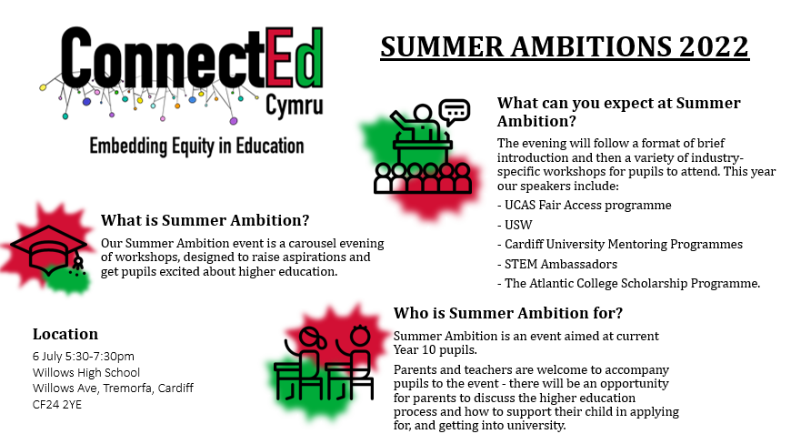 ConnectEdCymru's tweet photo. Have you seen our FREE event for year 10 pupils? Please DM if you haven't heard from us already! @MaestegSchool @Mary_1mmaculate @PencoedtreHS @WhitmoreHigh @1Penydre @PontypriddHS @LlantwitMajorSc https://t.co/31gri3jH7c