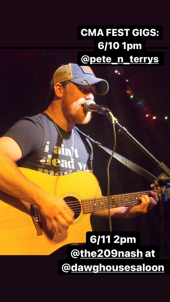 #CMAFest I’m comin for ya
@DawgHouseNash 
#peteandterrystavern