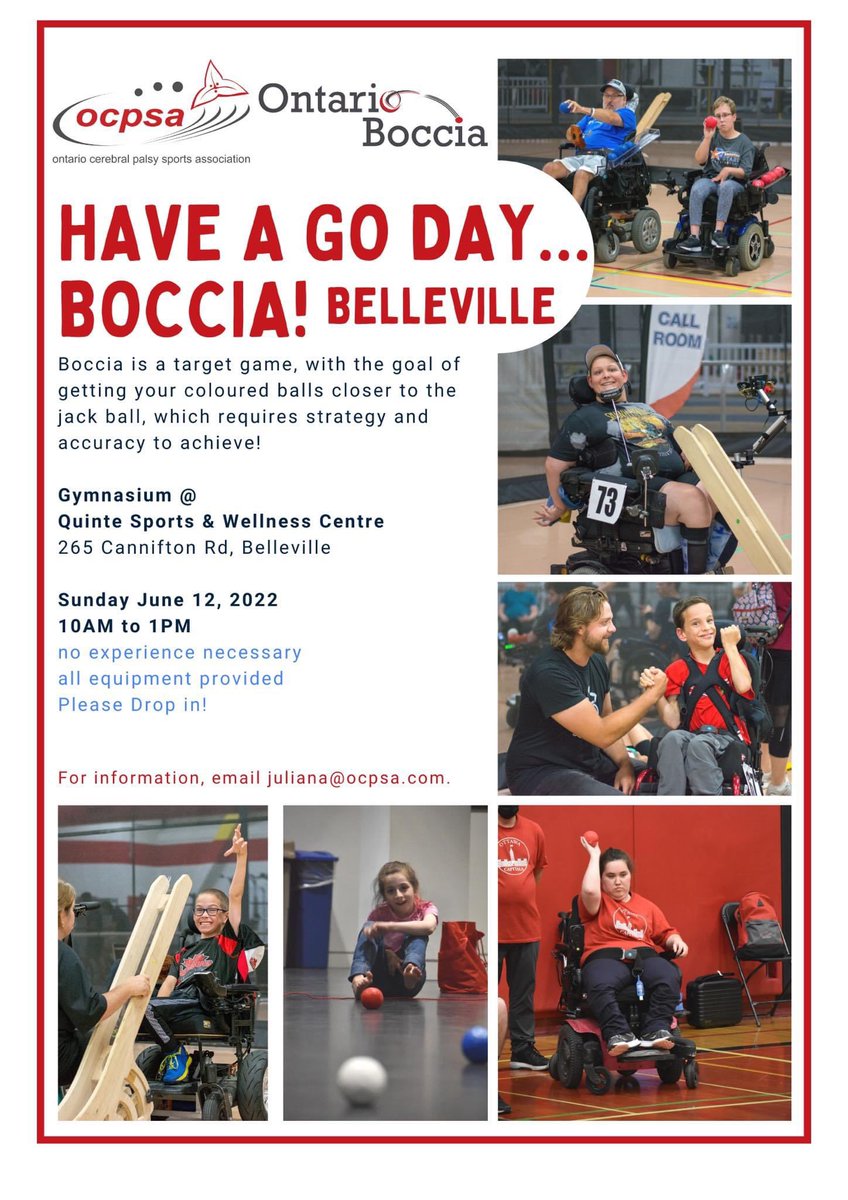 QuinteAdapt's tweet photo. #Boccia #Belleville https://t.co/GtPDnFC00c