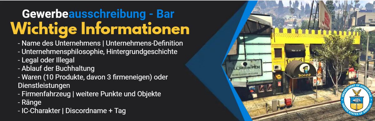 HomeVxyz's tweet photo. Liebe Bürgerinnen und Bürger, 
dass Gewerbeamt bietet noch einige Gewerbe vor Serverstart an. Konzepte können bis einschließlich Montag den 20. 06.2022  über ein Gamedesign-Ticket eingereicht werden.

schaut vorbei..
https://t.co/pwlGtEYaqF https://t.co/Rkkdtade6G