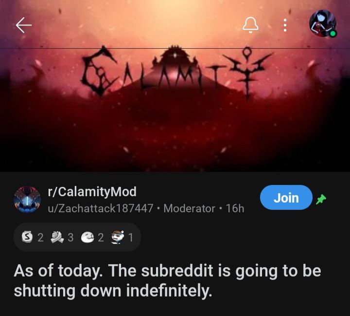 Replies (part II) : r/CalamityMod