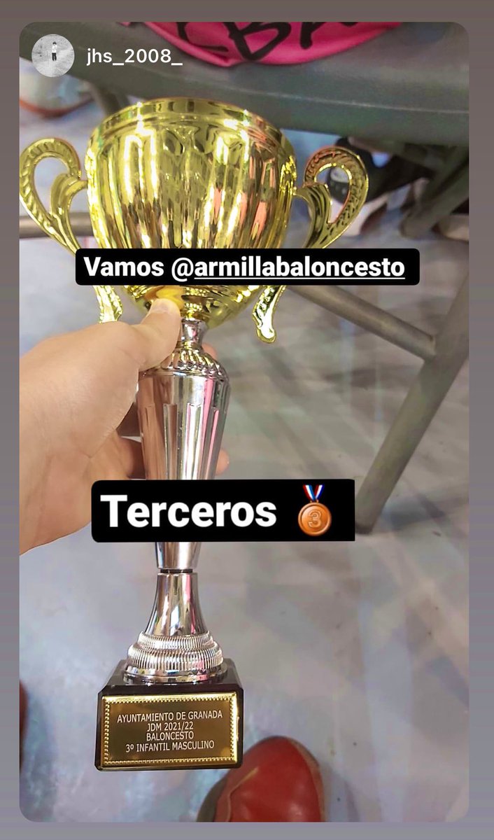 ARMILLACB's tweet photo. 🥉#InfantilPMD en la ceremonia de entrega de trofeos de @ConcejaliaDXTgr 🖤
#Bromance 💘 https://t.co/0UetpBF4Nf