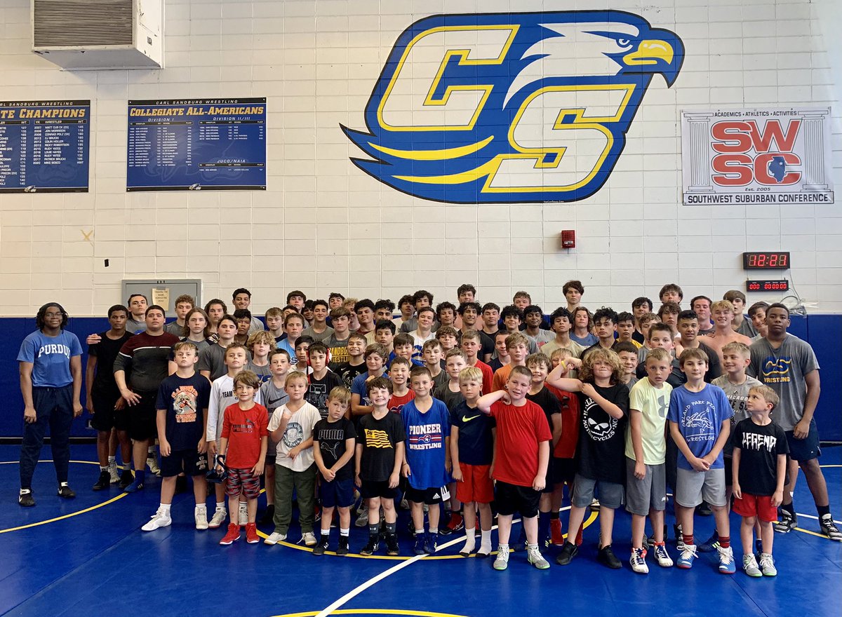 cswrestle's tweet photo. Great first day of camp! Summer camp has officially started, but there’s still time to sign up if you haven’t yet. https://t.co/UWhpZGUYOB
